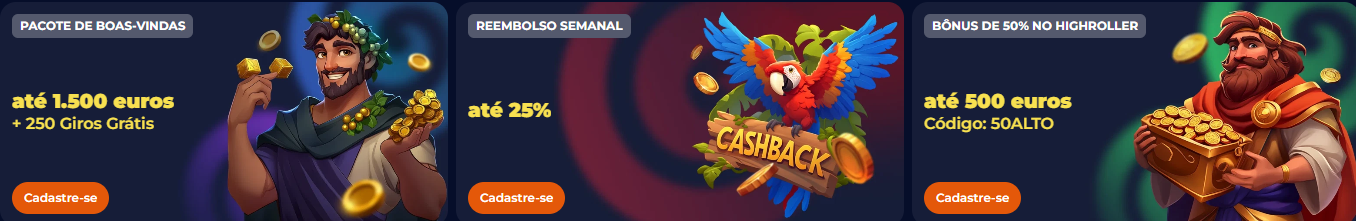 Bónus Exclusivo Nine Casino Portugal - 450€ + 250 Rodadas Grátis